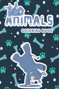 Animals coloring book