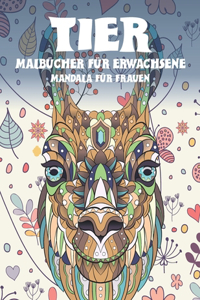 Malbücher für Erwachsene - Mandala für Frauen - Tier