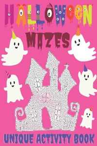 Halloween Mazes Unique Activity Book