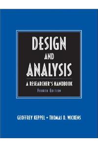 Design and Analysis: A Researcher's Handbook