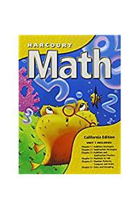 Harcourt School Publishers Math: Student Edition Unit Book Grade 2 2002