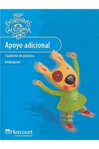 California Apoyo Adicional, Kindergarten: Cuaderno de Practica