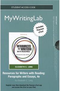 New Mylab Writing with Pearson Etext -- Standalone Access Card -- For Resources for Writers with Readings