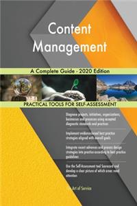 Content Management A Complete Guide - 2020 Edition