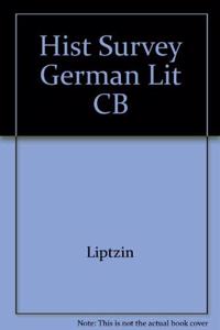 Hist Survey German Lit CB