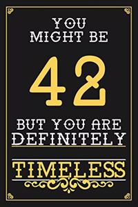 42nd Birthday Journal