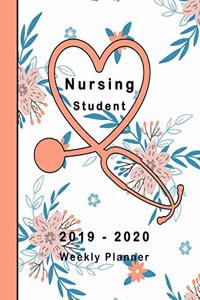 Nursing Student 2019-2020 Weekly Planner