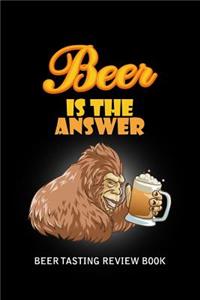 Beer Tasting Review Book