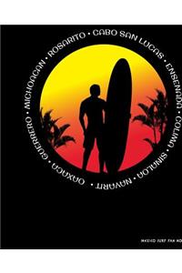 Mexico Surf Fan Notebook