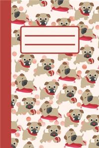 Pug Lovers: Notebook / Journal, Lined Pages, Perfect Gift Idea, Cute Pugs