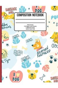 Composition Notebook Wide Ruled