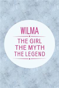 Wilma the Girl the Myth the Legend