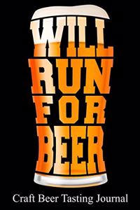 Will Run for Beer Craft Beer Tasting Journal