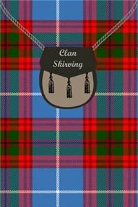 Clan Skirving Tartan Journal/Notebook