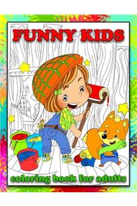 Funny Kids Coloring Book
