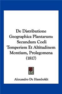 De Distributione Geographica Plantarum