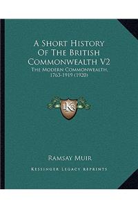 Short History Of The British Commonwealth V2
