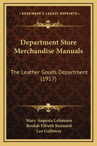 Department Store Merchandise Manuals