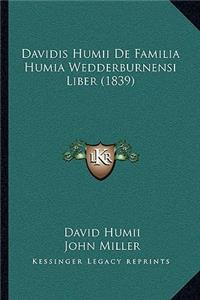 Davidis Humii De Familia Humia Wedderburnensi Liber (1839)