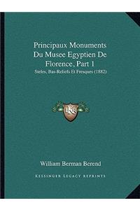 Principaux Monuments Du Musee Egyptien De Florence, Part 1