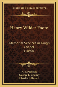 Henry Wilder Foote