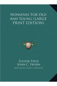 Nonsense for Old and Young