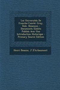 Les Universites de Franche-Comte
