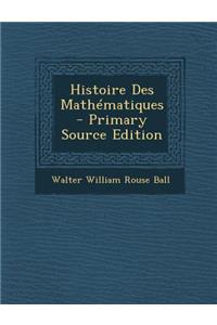 Histoire Des Mathematiques