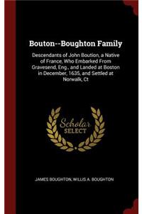 Bouton--Boughton Family