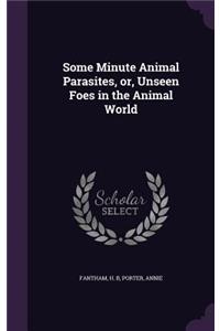 Some Minute Animal Parasites, or, Unseen Foes in the Animal World