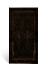 Black Moroccan Bold Ultra Unlined Softcover Flexi Journal (176 pages)