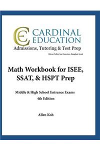 Math Workbook for ISEE, SSAT, & HSPT Prep