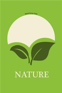 Blank Recipe Book: Nature