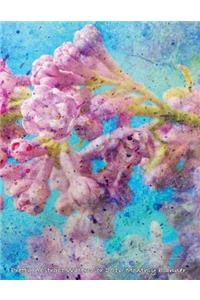 Pretty Abstrqct Watercolor 2016 Monthly Planner