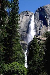 A Waterfall In Yosemite National Park Journal