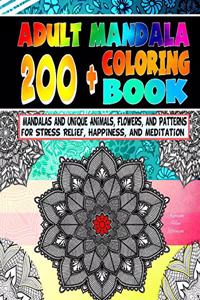 Adult Mandala Coloring Book