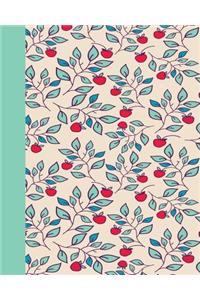 Sketchbook: Apples 8x10 - Blank Journal with No Lines - Journal Notebook with Unlined Pages for Drawing and Writing on Blank Paper
