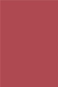 English Red Notebook: 150 Dot Grid Pages
