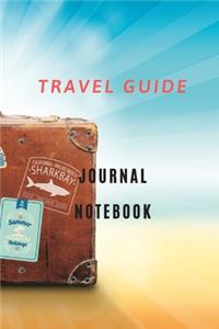 Universal travel guide notebook for all generation the diary journal of places and monuments to visit 6*9 with 105 lined pages