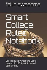 Smart College Ruled Notebook