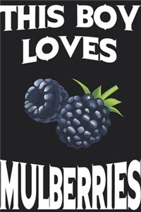 This Boy Loves Mulberries Notebook