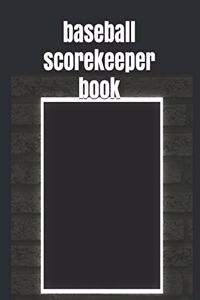 baseball scorekeeper book