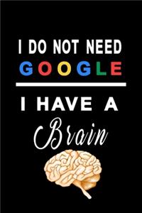 I do not need google i have a brain yellow
