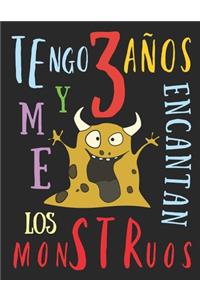 Tengo 3 años y me encantan los monstruos