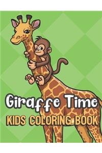 Giraffe Time Kids Coloring Book