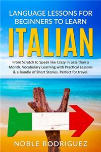 Language Lessons for Beginners to Learn Italian