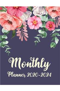 Monthly Planner 2020-2024