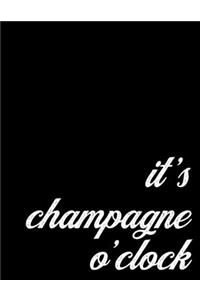 Champagne Lovers 2020 Weekly and Monthly Planner for Clubbers - It's Champagne O'Clock