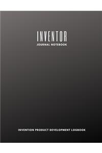 Inventor Journal Notebook - Invention Product Development Logbook