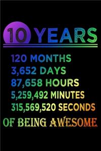 10 Years Of Being Awesome